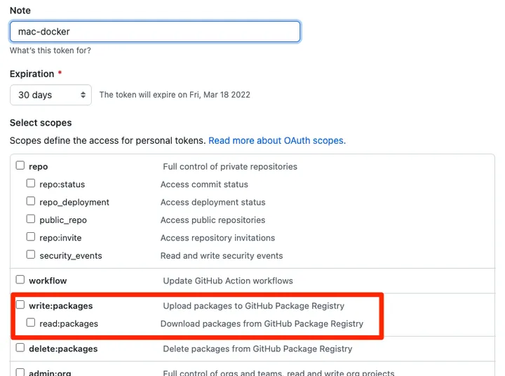 How to Push docker image to Github Container Registry?